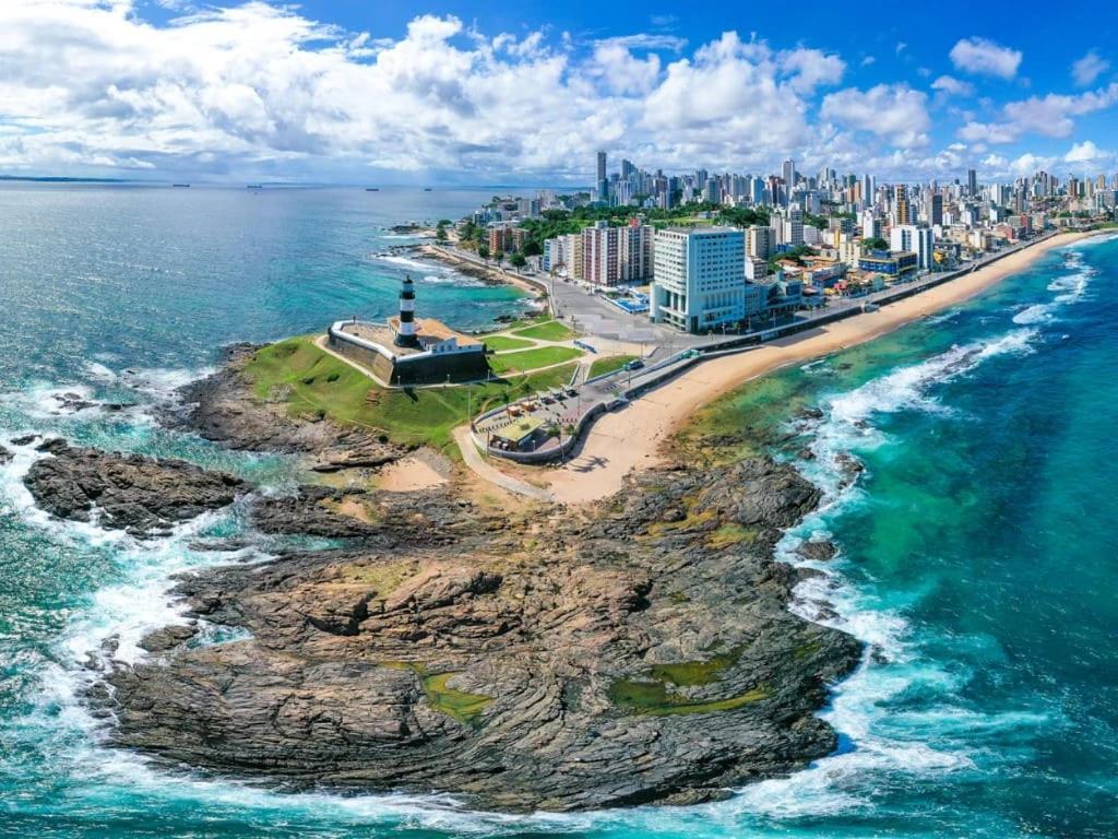 Apartamento Farol Barra Flat Salvador Kültér fotó