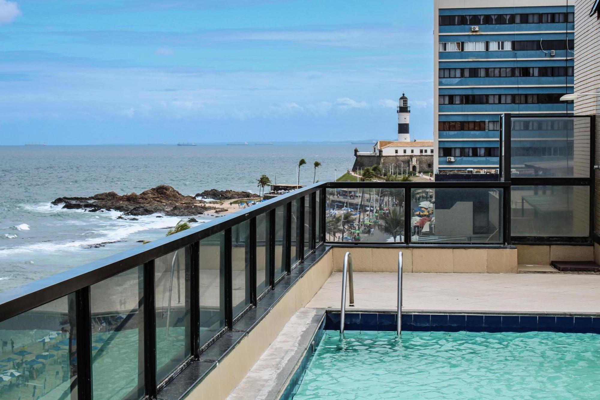 Apartamento Farol Barra Flat Salvador Kültér fotó